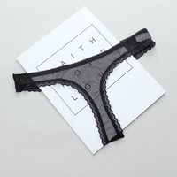 Niesamowite kobiety bielizna G String koronkowa bielizna Femal Sexy t-back stringi Sheer figi Japan Style niskiej talii przezroczyste figi 2